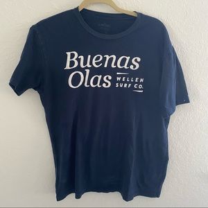 Wellen Size Large Navy Tee